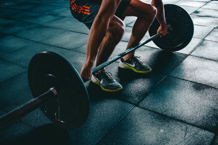 Zona de pesas del gimnasio